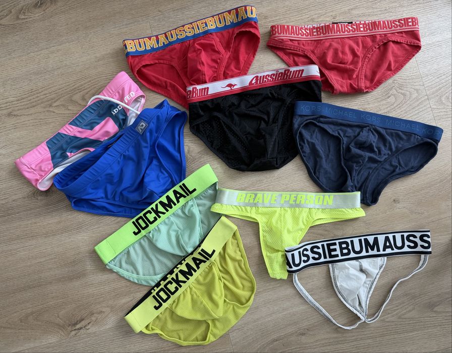 Bielizna męska różne rodzaje slipy jockstrapy stringi