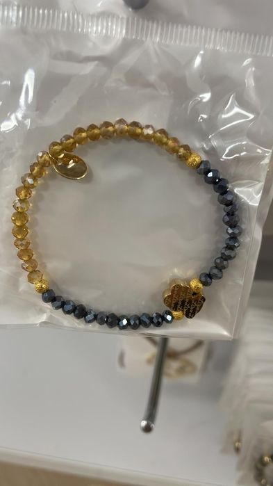 Bransoletka koraliki miś love zawieszka