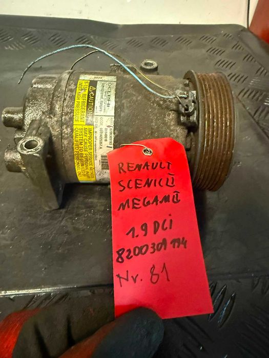 Sprężarka kompresor klimatyzacji Renault Megane II 1.9 dCi 8200309193 01140018 Delphi