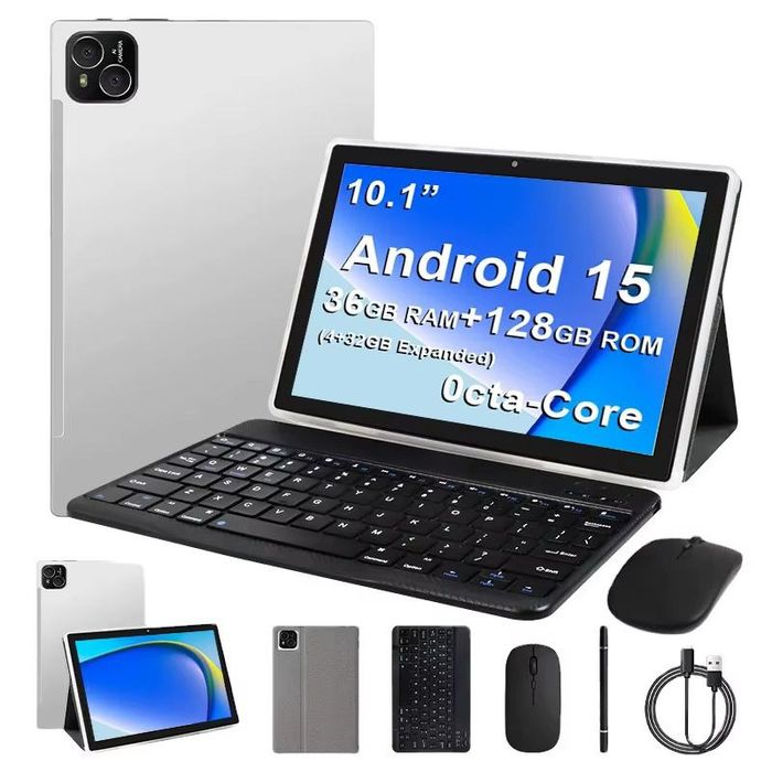 НОВИЙ! Планшет ІТ-801В 36/128 ГБ, Android 15, 10.1 дюйма, 6000 мАг