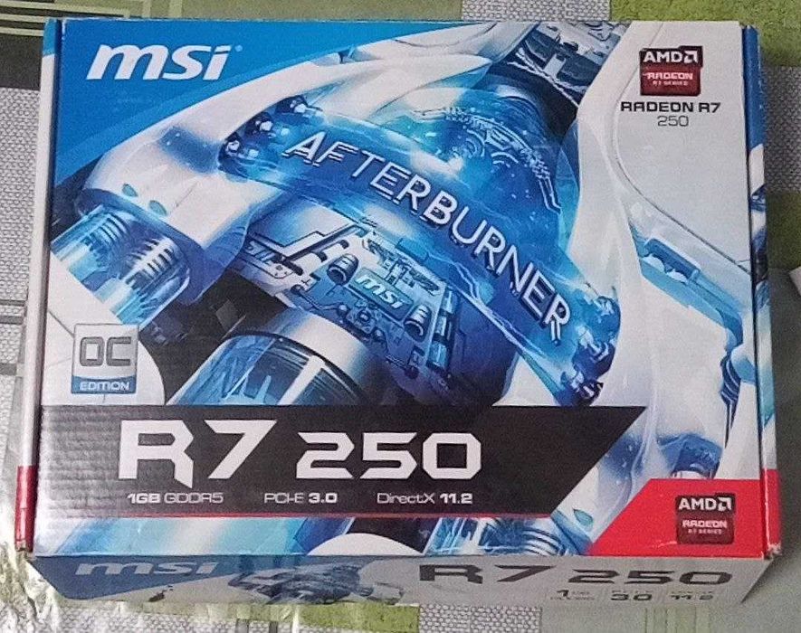 Продам видеокарту AMD Radeon R7 250/ 1GB MSI: 800 грн. - Комплектуючі ...