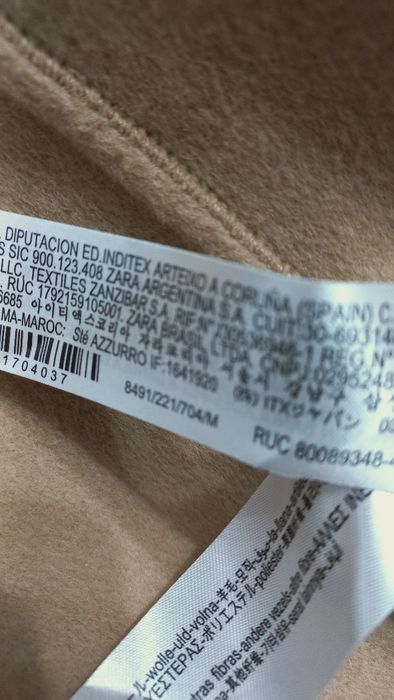 Płaszcz wiązany Zara