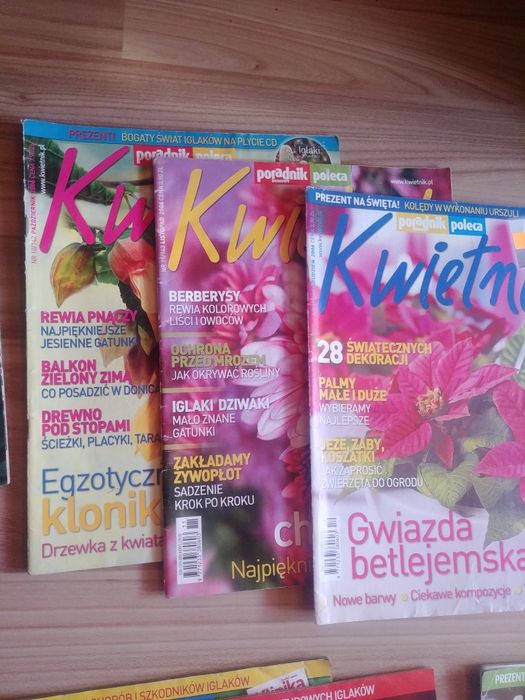 Czasopisma "Kwietnik" magazyny z lat 2005 -2010