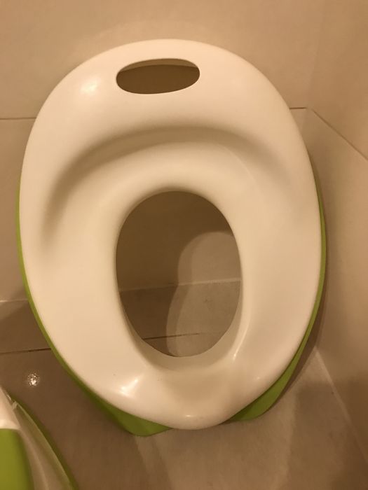 Nocnik Lockig Ikea i deska WC bialo - zielone