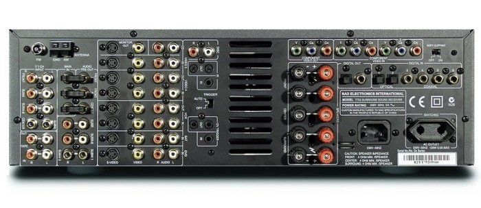 Amplificador surround souind receiver AV NAD T752