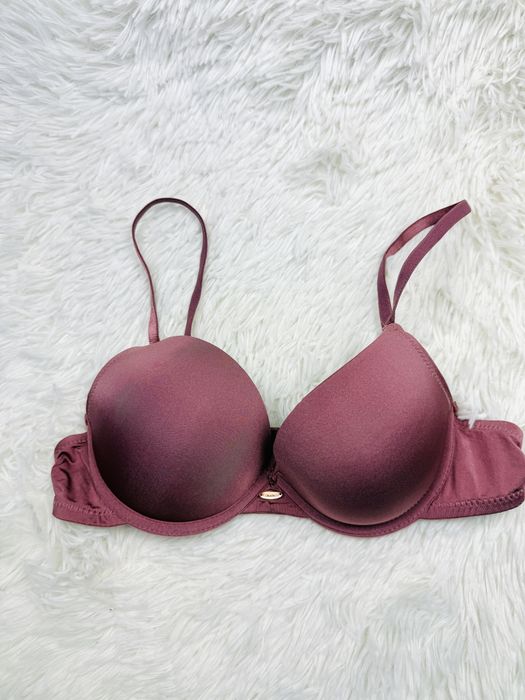 Biustonosz push-up 75C brudny róż