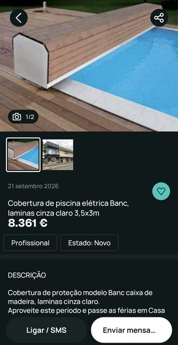Cobertura elétrica pisicina com lâminas pvc - preço muito competitivo
