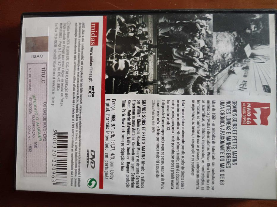filme dvd original - os dias de maio