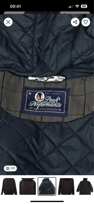 Peak Performance kurtka parka męska  70%wełny  L/XL