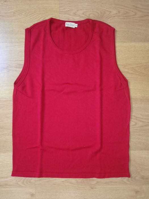 Colete vermelho meia/estação - M