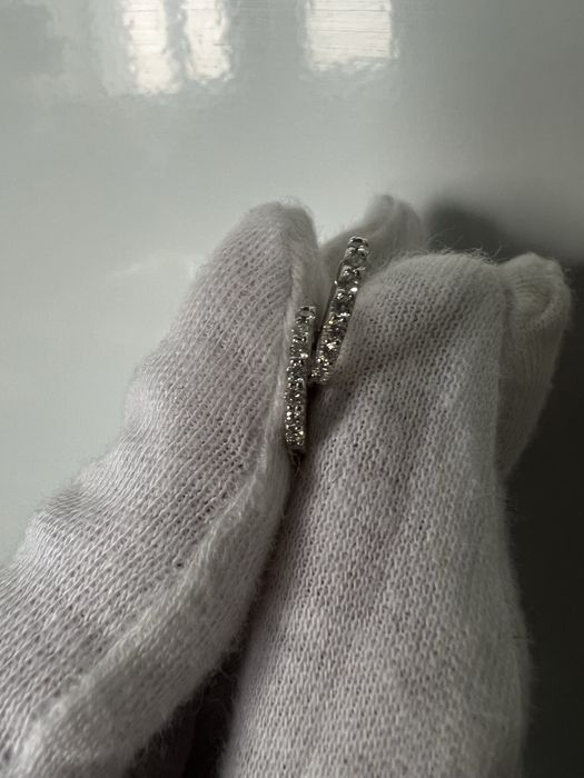 Серьги с бриллиантами конго