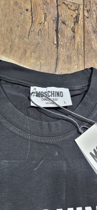 Czarna koszulka męska t-shirt bawełna premium miś tous L
