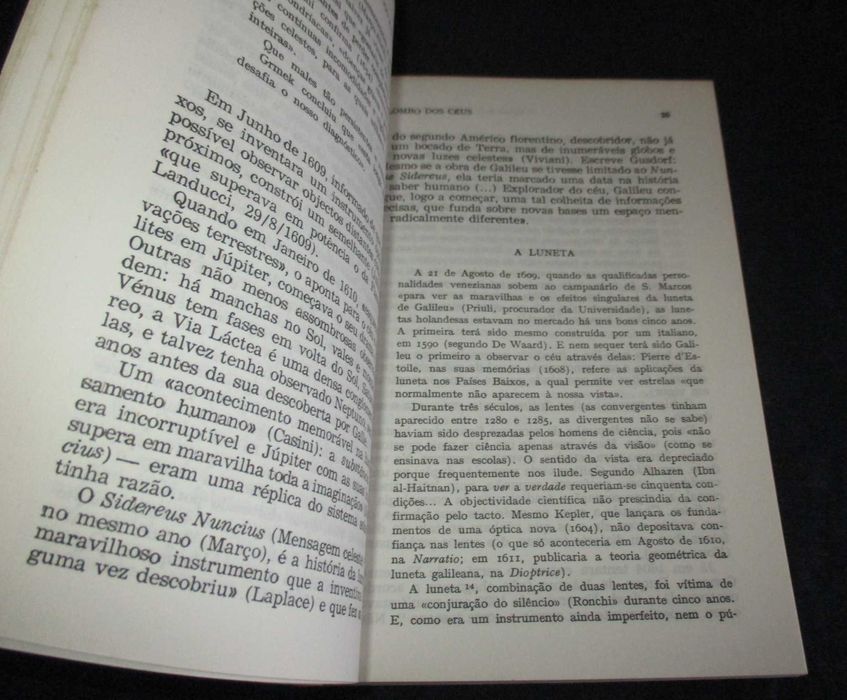 Livro O Fogo e o Vinho de Galileu Agostinho dos Reis Monteiro