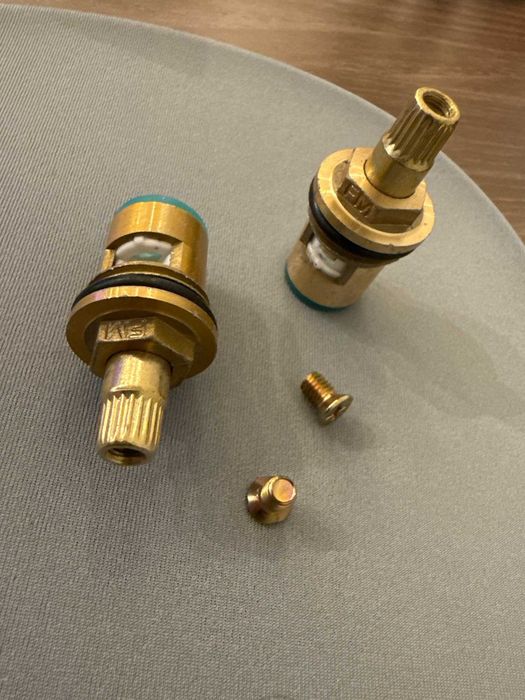 Керамические кран-буксы 1/2" (комплект 2 шт) — Латунь, модель 1016-C