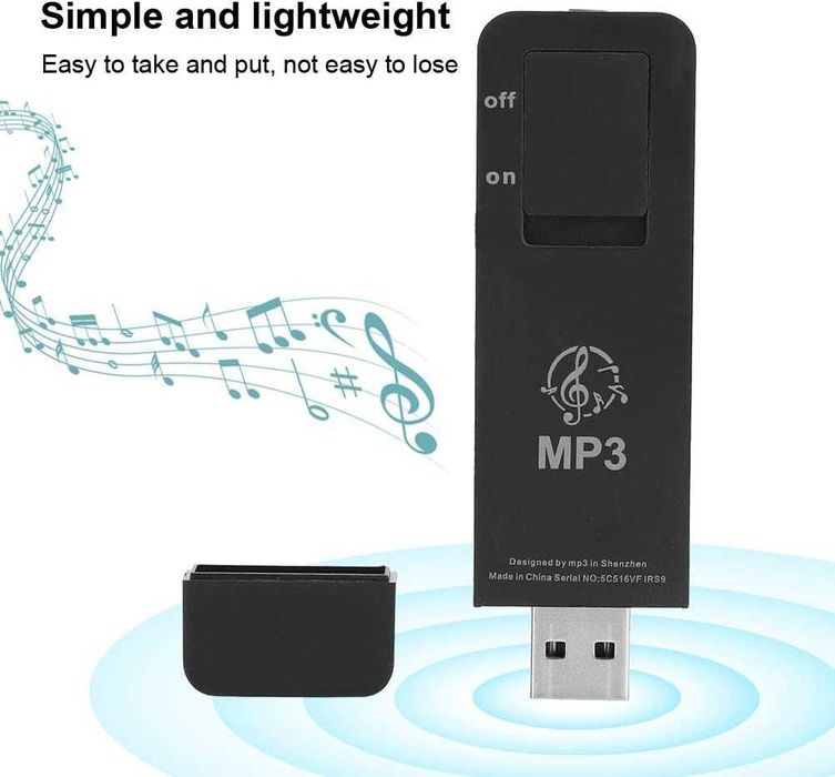 Annadue Przenośny mini Odtwarzacz MP3 WMA USB SD do 32Gb + słuchawki
