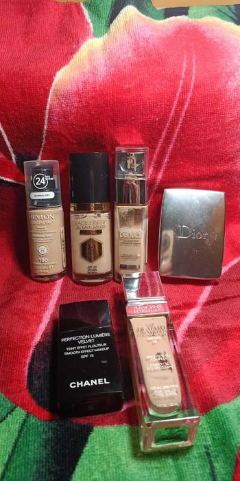 Тональные кремы Chanel, Dior, L'Oreal, Revlon, Max Factor (Оригинал, б/у)