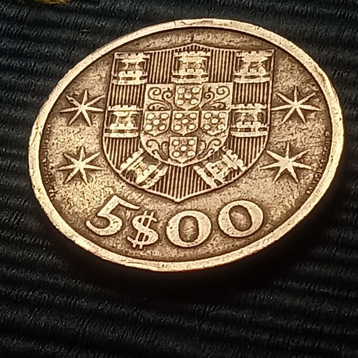 moeda 5.00 cupro-niquel 1967