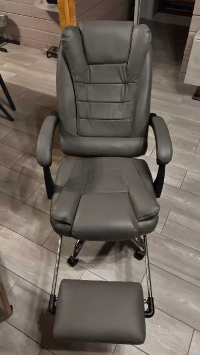 кресло с подставкой компьютерное офисное optima крісло офісне