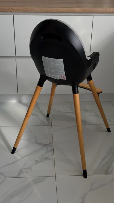 Стільчик для годування 2 в 1 Kinderkraft Fini Black