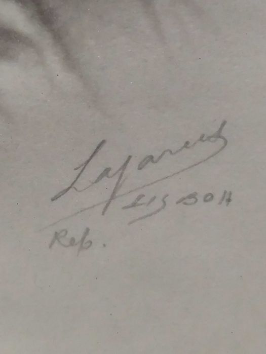 Retrato Fografado por Joseph e Mauricius Lazarus de 1900/10 assinado