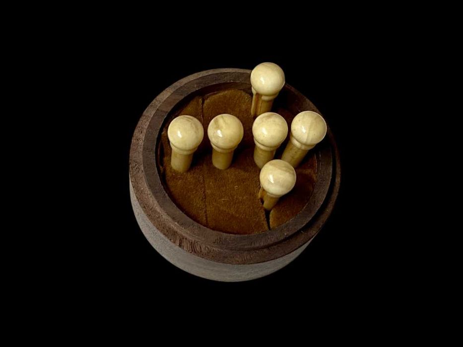 6 Pins Guitarra em osso de camelo GOA Premium Vintage