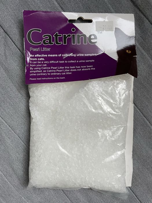 Żwirek do pobierania próbki moczu kota