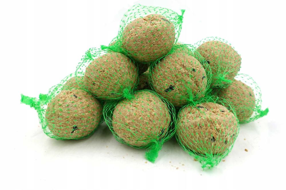 POKARM dla dzikich ptaków KULA tłuszczowa 90g 100szt kule karma