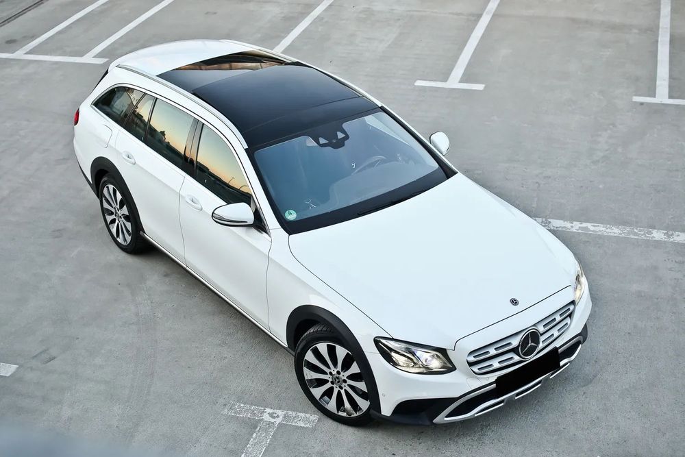 Mercedes-Benz Klasa E E220d195ps All-Terrain 4Matic BURMESTER skóra WEBASTO hak 1właści DE