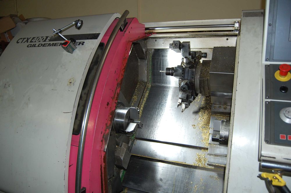 Tokarka CNC DMG Gildemeister CTX400 V5 Oś C wrzeciono przechwyt