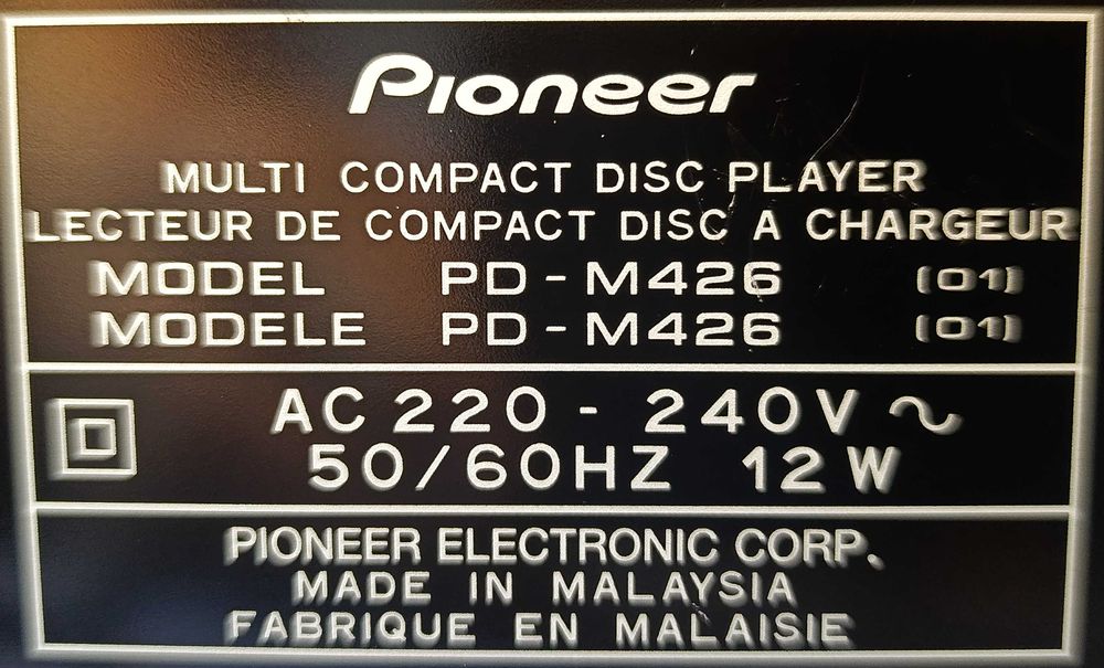 Pioneer model  PD-M246