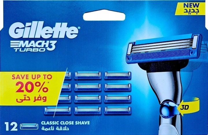Gillette Mach 3 12 шт, оригинал