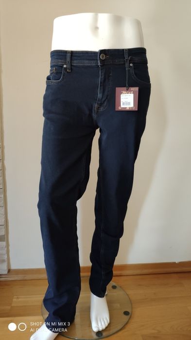 MCS ex Marlboro Classic's Blue Black męskie jeansy rozm 34/34 a' 35/34