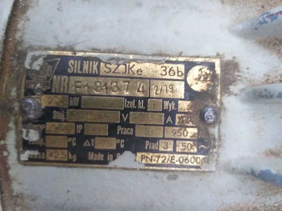 Sprzedam silnik elektryczny z przekladnia