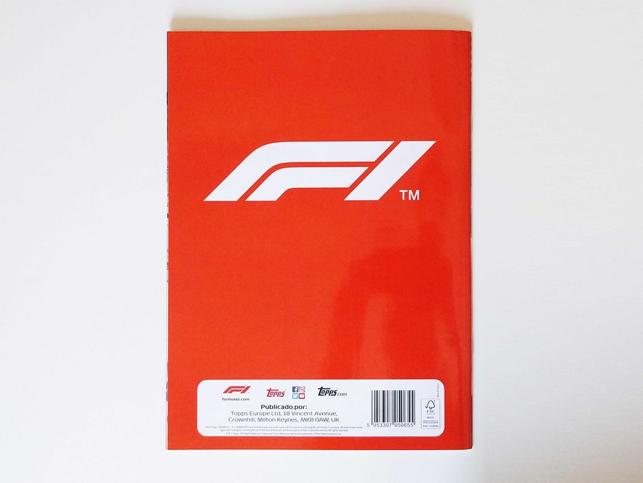 caderneta + poster (vazia) F1 2021 Formula1 | Topps