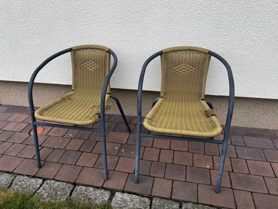 Krzesło na balkon taras działkę meble ogrodowe cena za 2!!