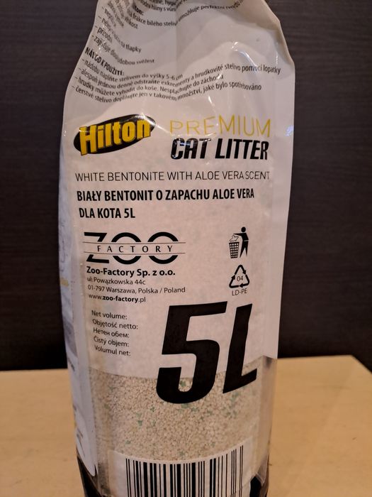 Żwirek dla kota 5L różne rodzaje
