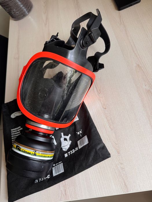 Maska pełnotwarzowa Climax 731-C + filtr Climax 725 A2B2E2K2P3 R D – NOWA