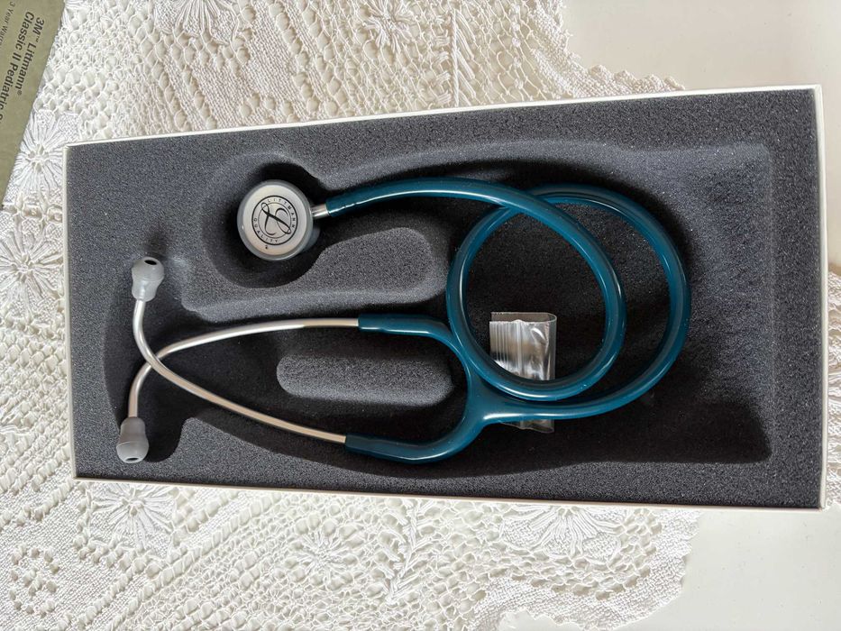 Stetoskop 3M Littmann Classic II Pediatric - błękit karaibski Nowy