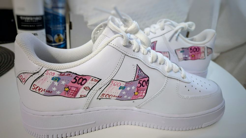 Nike Air Force 1 Custom – La Casa de Papel | Rozmiar 45 | NOWE