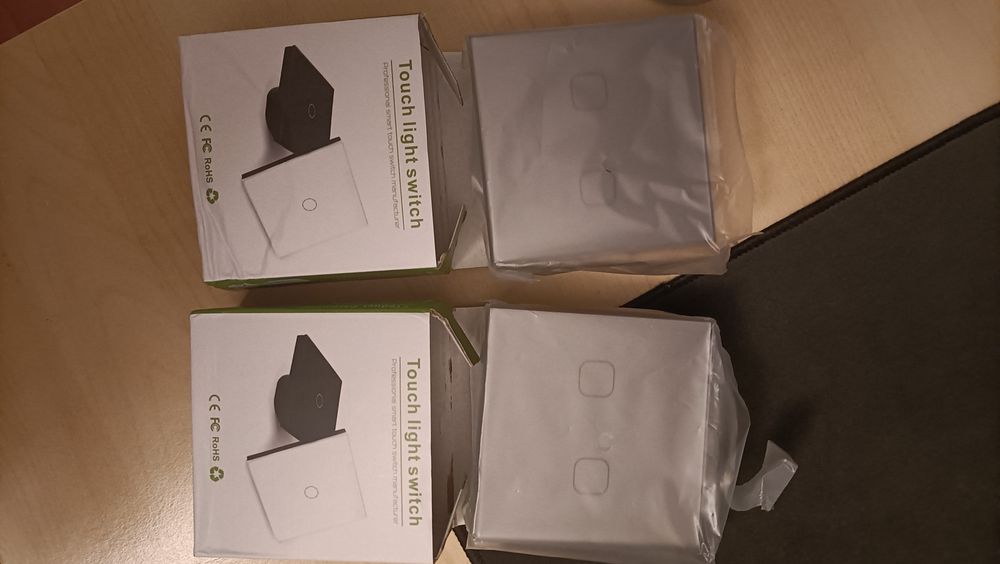 WiFi Switch with 2 Gray Touch Buttons64738694498946121