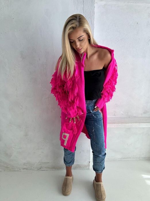 Piękny różowy kardigan Paparazzi Fashion