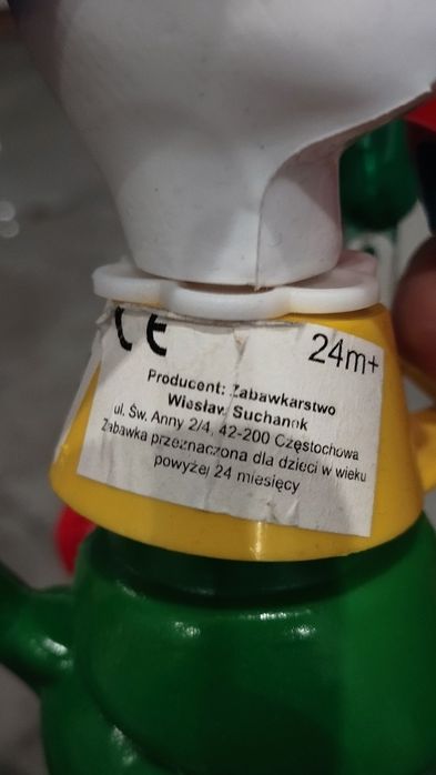 Pchacz kaczor z dzwonkiem dla dziecka jak nowy