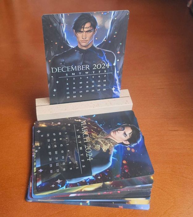 Calendário 2024 Fairy Loot de personagens de Sarah J. Maas