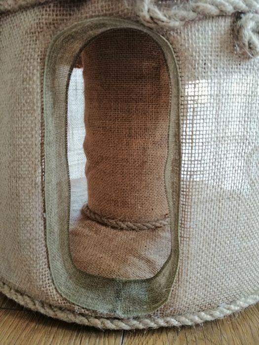 Drapak dla kota ze skrytką, siedzenie, hand made,
