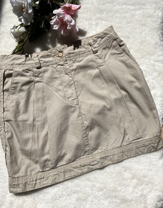 Beżowa spódniczka XXS/32 River Island bawełna 100%