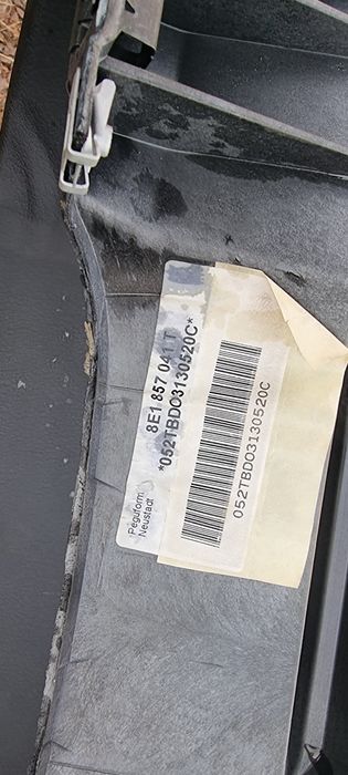 Audi a4 b6 b7 kokpit deska rozdzielcza z poduszką