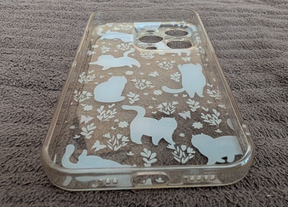 Etui plecki silikonowe jelly case iPhone 14 pro koty kotki