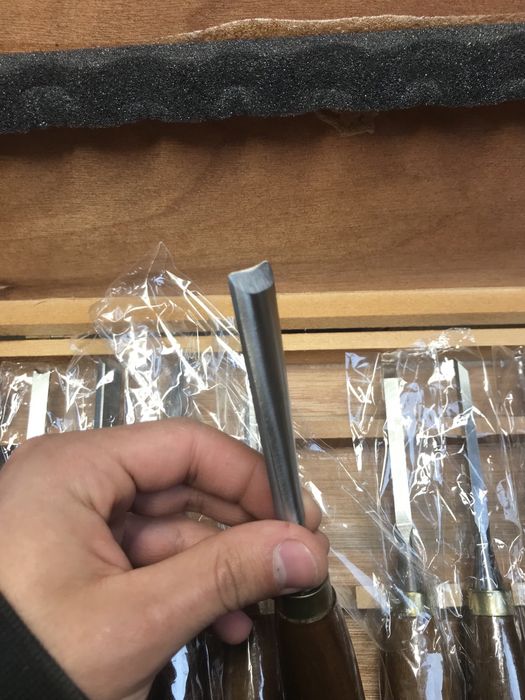 conjunto de goivas para marcenaria