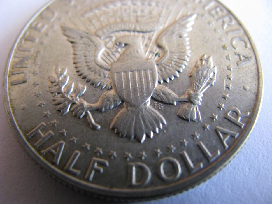 USA 50 cent, Half Dollar Kennedy 1968 Srebro