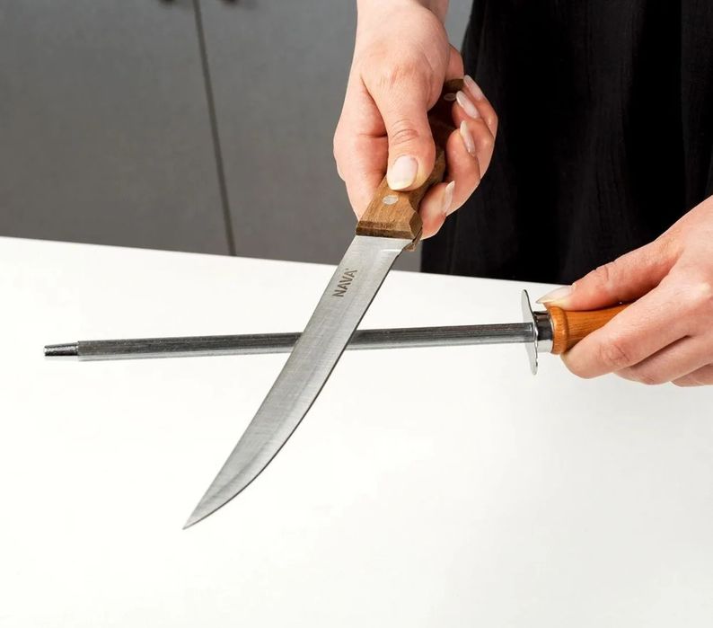 Ostrzałka Do Noży Stalka Osełka Tradycyjna Klasyczna Do Ostrzenia 30cm